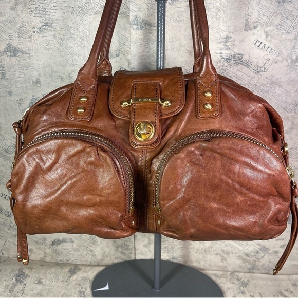 Botkier Bianka Leather Double Strap satchel - Picture 2 of 15